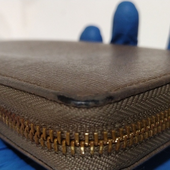 Furla Women’s Babylon Leather Zip Wallet – Brown Grey, Genuine, Includes Box - Picture 8 of 12